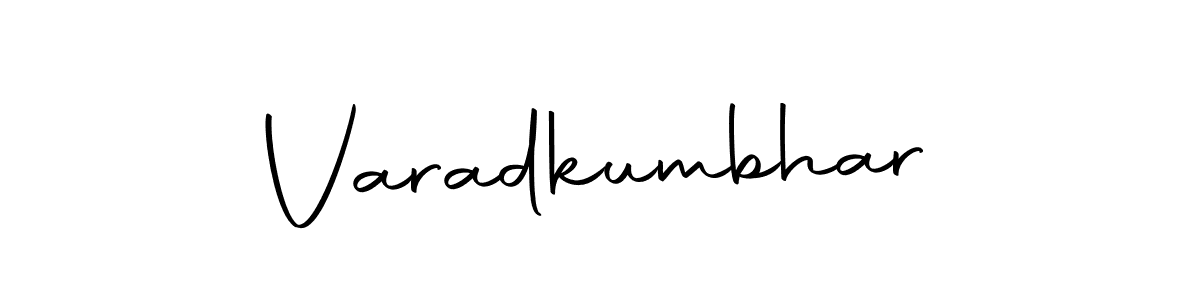 Make a short Varadkumbhar signature style. Manage your documents anywhere anytime using Autography-DOLnW. Create and add eSignatures, submit forms, share and send files easily. Varadkumbhar signature style 10 images and pictures png