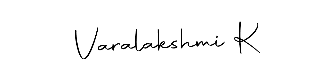 How to make Varalakshmi K signature? Autography-DOLnW is a professional autograph style. Create handwritten signature for Varalakshmi K name. Varalakshmi K signature style 10 images and pictures png