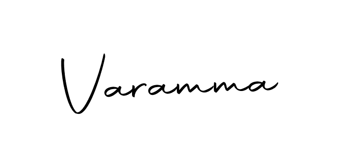 Varamma stylish signature style. Best Handwritten Sign (Autography-DOLnW) for my name. Handwritten Signature Collection Ideas for my name Varamma. Varamma signature style 10 images and pictures png