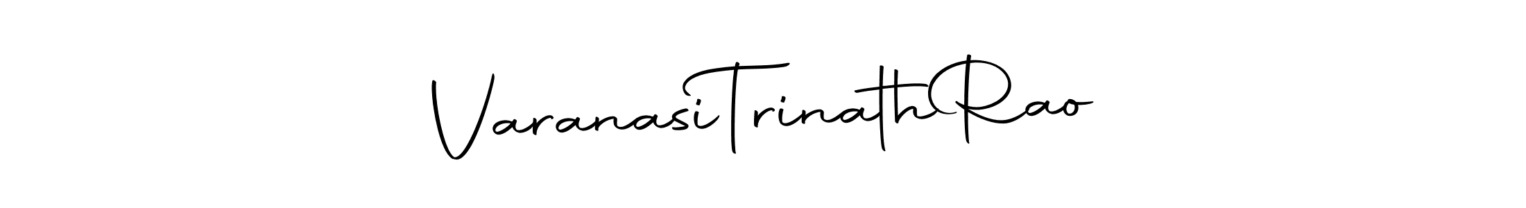 Design your own signature with our free online signature maker. With this signature software, you can create a handwritten (Autography-DOLnW) signature for name Varanasi  Trinath  Rao. Varanasi  Trinath  Rao signature style 10 images and pictures png