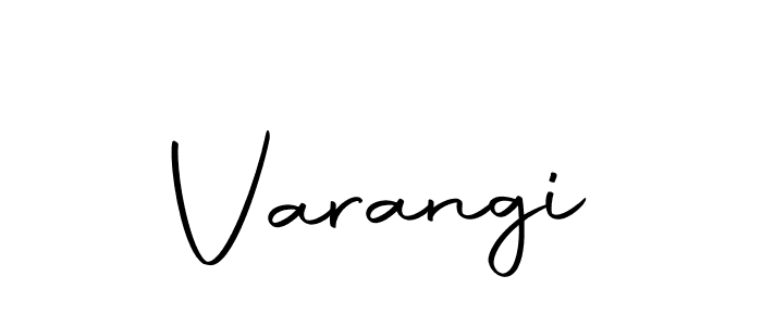 Design your own signature with our free online signature maker. With this signature software, you can create a handwritten (Autography-DOLnW) signature for name Varangi. Varangi signature style 10 images and pictures png