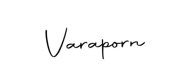 How to make Varaporn name signature. Use Autography-DOLnW style for creating short signs online. This is the latest handwritten sign. Varaporn signature style 10 images and pictures png