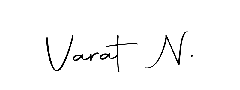 if you are searching for the best signature style for your name Varat N.. so please give up your signature search. here we have designed multiple signature styles  using Autography-DOLnW. Varat N. signature style 10 images and pictures png