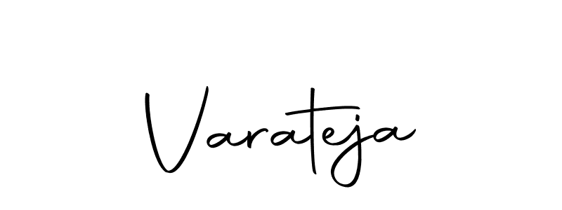The best way (Autography-DOLnW) to make a short signature is to pick only two or three words in your name. The name Varateja include a total of six letters. For converting this name. Varateja signature style 10 images and pictures png