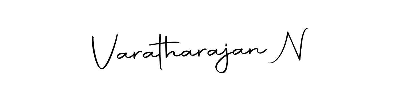 Make a beautiful signature design for name Varatharajan N. Use this online signature maker to create a handwritten signature for free. Varatharajan N signature style 10 images and pictures png
