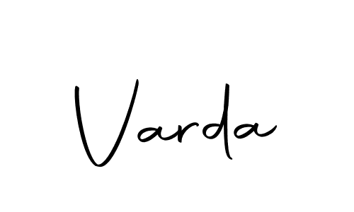 Make a beautiful signature design for name Varda. With this signature (Autography-DOLnW) style, you can create a handwritten signature for free. Varda signature style 10 images and pictures png