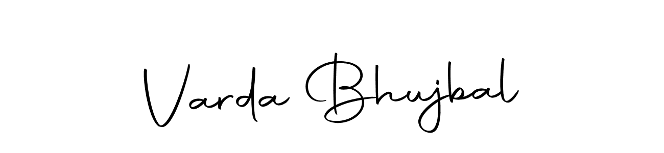 Make a beautiful signature design for name Varda Bhujbal. With this signature (Autography-DOLnW) style, you can create a handwritten signature for free. Varda Bhujbal signature style 10 images and pictures png