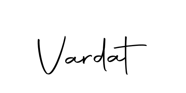 Create a beautiful signature design for name Vardat. With this signature (Autography-DOLnW) fonts, you can make a handwritten signature for free. Vardat signature style 10 images and pictures png