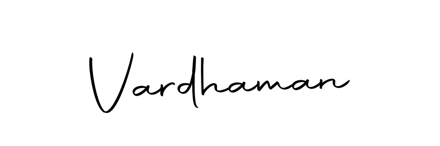 Design your own signature with our free online signature maker. With this signature software, you can create a handwritten (Autography-DOLnW) signature for name Vardhaman. Vardhaman signature style 10 images and pictures png