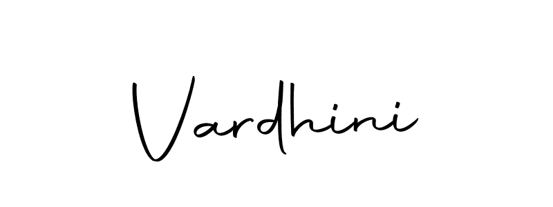 Create a beautiful signature design for name Vardhini. With this signature (Autography-DOLnW) fonts, you can make a handwritten signature for free. Vardhini signature style 10 images and pictures png