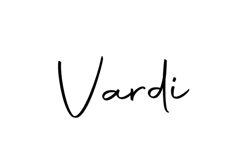 Create a beautiful signature design for name Vardi. With this signature (Autography-DOLnW) fonts, you can make a handwritten signature for free. Vardi signature style 10 images and pictures png