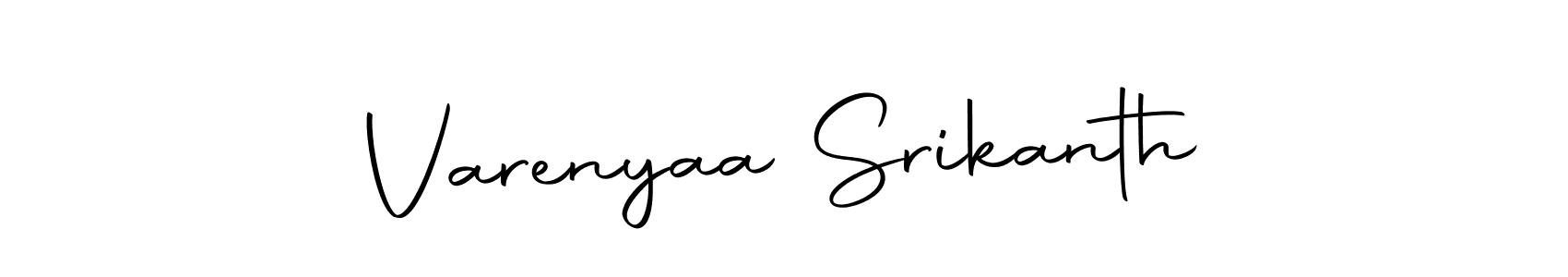 Varenyaa Srikanth stylish signature style. Best Handwritten Sign (Autography-DOLnW) for my name. Handwritten Signature Collection Ideas for my name Varenyaa Srikanth. Varenyaa Srikanth signature style 10 images and pictures png