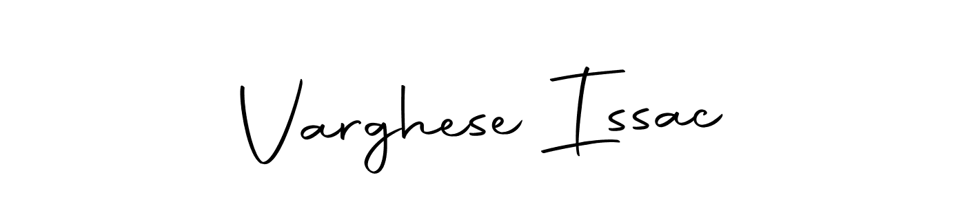 Create a beautiful signature design for name Varghese Issac. With this signature (Autography-DOLnW) fonts, you can make a handwritten signature for free. Varghese Issac signature style 10 images and pictures png