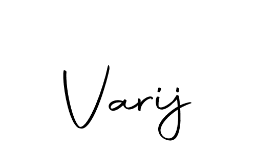 Make a beautiful signature design for name Varij. With this signature (Autography-DOLnW) style, you can create a handwritten signature for free. Varij signature style 10 images and pictures png