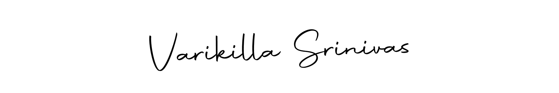 Make a beautiful signature design for name Varikilla Srinivas. Use this online signature maker to create a handwritten signature for free. Varikilla Srinivas signature style 10 images and pictures png