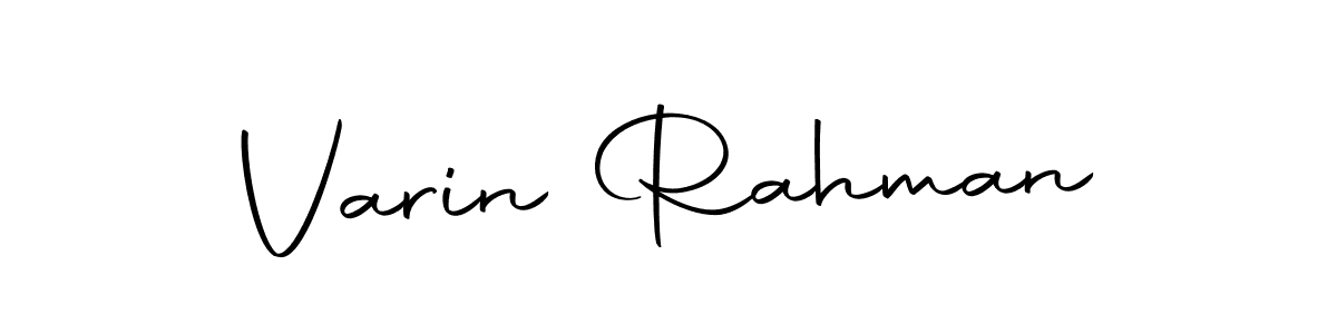 Varin Rahman stylish signature style. Best Handwritten Sign (Autography-DOLnW) for my name. Handwritten Signature Collection Ideas for my name Varin Rahman. Varin Rahman signature style 10 images and pictures png