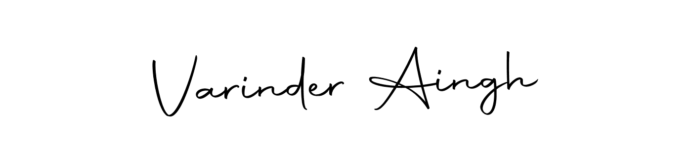 You can use this online signature creator to create a handwritten signature for the name Varinder Aingh. This is the best online autograph maker. Varinder Aingh signature style 10 images and pictures png