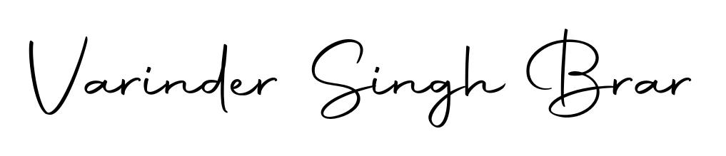 Try this chic Varinder Singh Brar handwritten sign style. Using Autography-DOLnW font elements, it gives your name a sleek, memorable identity. Varinder Singh Brar signature style 10 images and pictures png