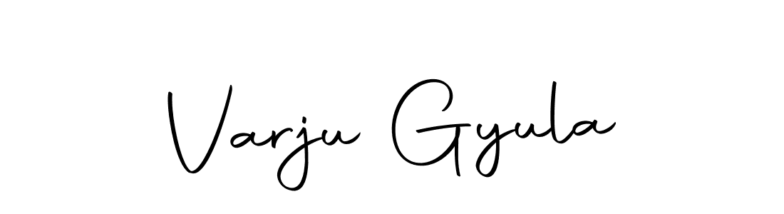 Use a signature maker to create a handwritten signature online. With this signature software, you can design (Autography-DOLnW) your own signature for name Varju Gyula. Varju Gyula signature style 10 images and pictures png