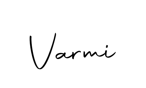Create a beautiful signature design for name Varmi. With this signature (Autography-DOLnW) fonts, you can make a handwritten signature for free. Varmi signature style 10 images and pictures png