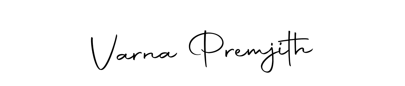 Create a beautiful signature design for name Varna Premjith. With this signature (Autography-DOLnW) fonts, you can make a handwritten signature for free. Varna Premjith signature style 10 images and pictures png
