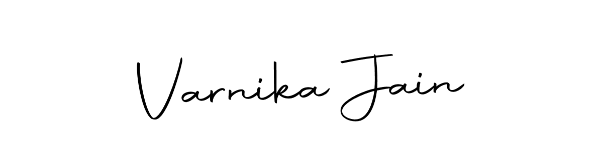 Also we have Varnika Jain name is the best signature style. Create professional handwritten signature collection using Autography-DOLnW autograph style. Varnika Jain signature style 10 images and pictures png