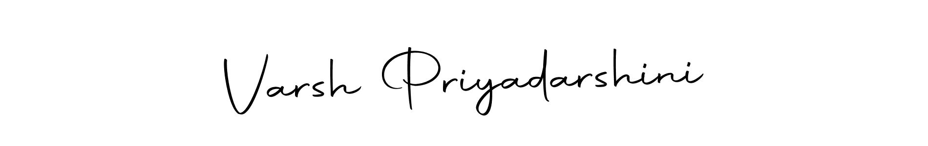 It looks lik you need a new signature style for name Varsh Priyadarshini. Design unique handwritten (Autography-DOLnW) signature with our free signature maker in just a few clicks. Varsh Priyadarshini signature style 10 images and pictures png