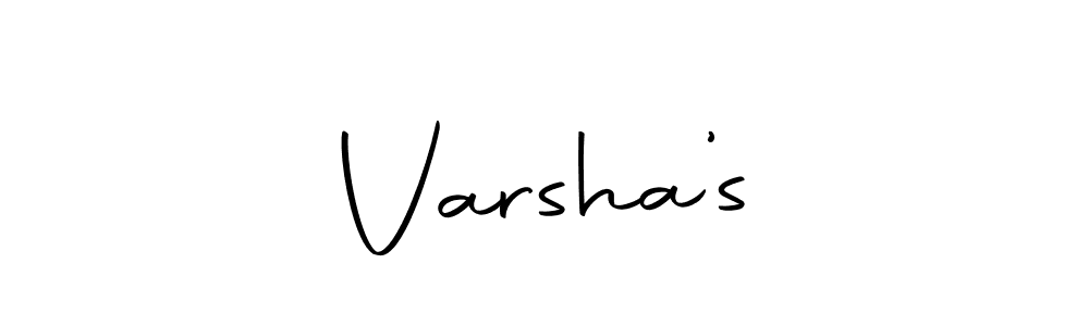 Create a beautiful signature design for name Varsha’s. With this signature (Autography-DOLnW) fonts, you can make a handwritten signature for free. Varsha’s signature style 10 images and pictures png