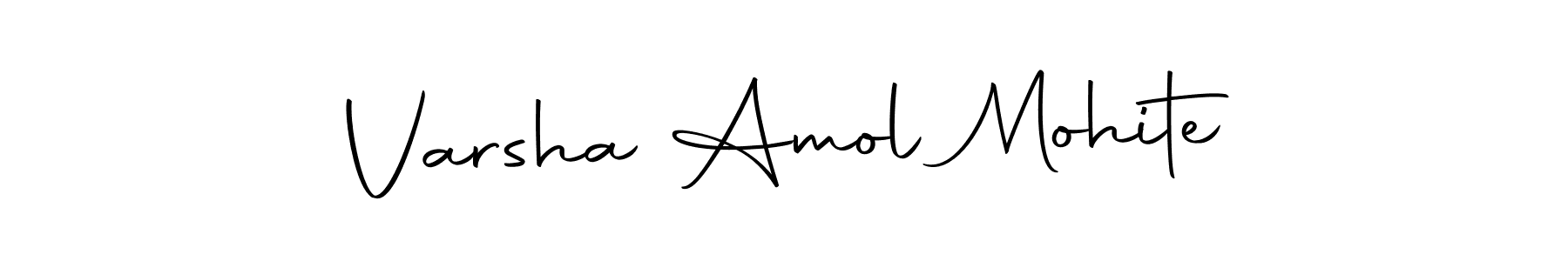 Make a short Varsha Amol Mohite signature style. Manage your documents anywhere anytime using Autography-DOLnW. Create and add eSignatures, submit forms, share and send files easily. Varsha Amol Mohite signature style 10 images and pictures png