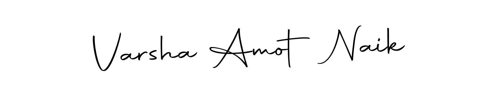 Make a beautiful signature design for name Varsha Amot Naik. With this signature (Autography-DOLnW) style, you can create a handwritten signature for free. Varsha Amot Naik signature style 10 images and pictures png