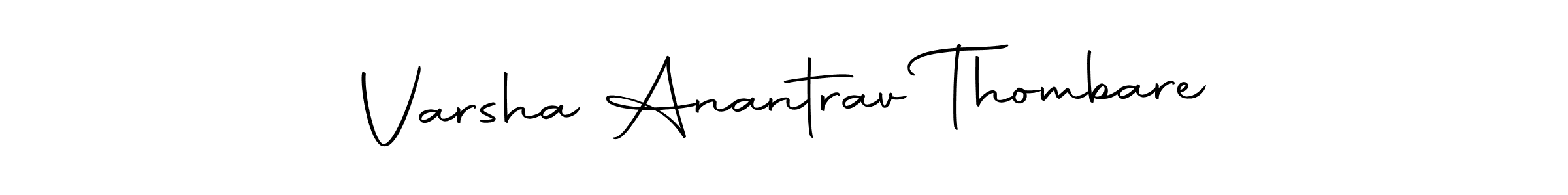 Check out images of Autograph of Varsha Anantrav Thombare name. Actor Varsha Anantrav Thombare Signature Style. Autography-DOLnW is a professional sign style online. Varsha Anantrav Thombare signature style 10 images and pictures png