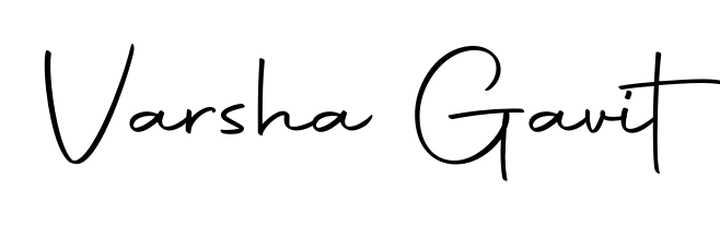 Also You can easily find your signature by using the search form. We will create Varsha Gavit name handwritten signature images for you free of cost using Autography-DOLnW sign style. Varsha Gavit signature style 10 images and pictures png