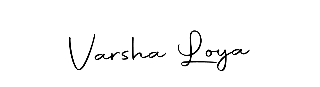 Make a beautiful signature design for name Varsha Loya. With this signature (Autography-DOLnW) style, you can create a handwritten signature for free. Varsha Loya signature style 10 images and pictures png