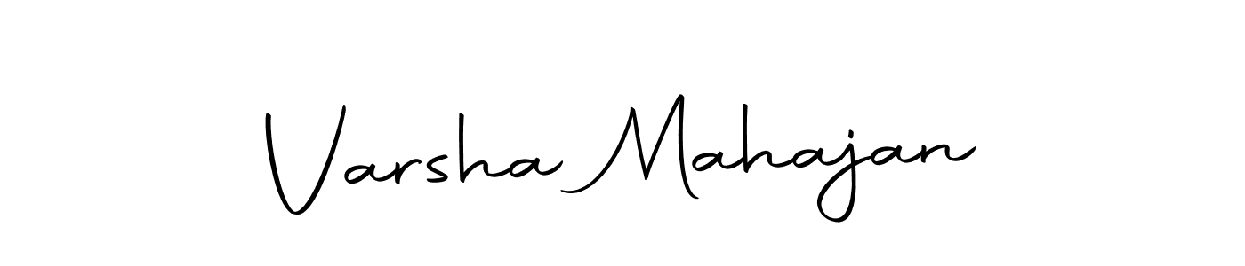 Design your own signature with our free online signature maker. With this signature software, you can create a handwritten (Autography-DOLnW) signature for name Varsha Mahajan. Varsha Mahajan signature style 10 images and pictures png