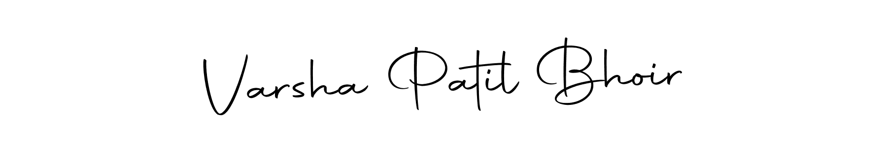 Design your own signature with our free online signature maker. With this signature software, you can create a handwritten (Autography-DOLnW) signature for name Varsha Patil Bhoir. Varsha Patil Bhoir signature style 10 images and pictures png