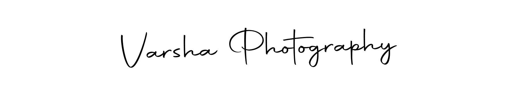 Use a signature maker to create a handwritten signature online. With this signature software, you can design (Autography-DOLnW) your own signature for name Varsha Photography. Varsha Photography signature style 10 images and pictures png