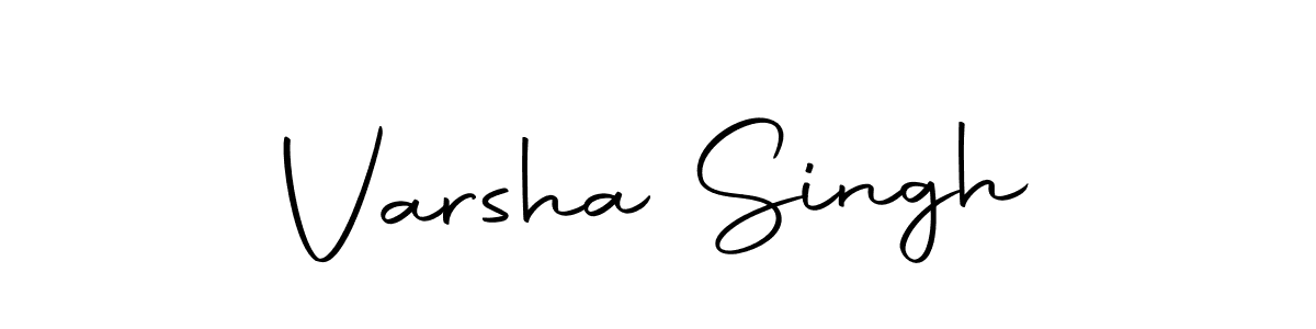 You should practise on your own different ways (Autography-DOLnW) to write your name (Varsha Singh) in signature. don't let someone else do it for you. Varsha Singh signature style 10 images and pictures png