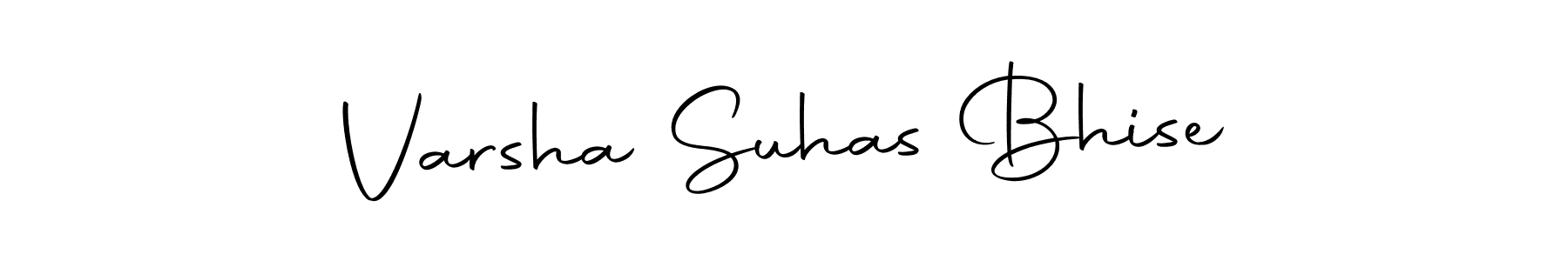 Autography-DOLnW is a professional signature style that is perfect for those who want to add a touch of class to their signature. It is also a great choice for those who want to make their signature more unique. Get Varsha Suhas Bhise name to fancy signature for free. Varsha Suhas Bhise signature style 10 images and pictures png