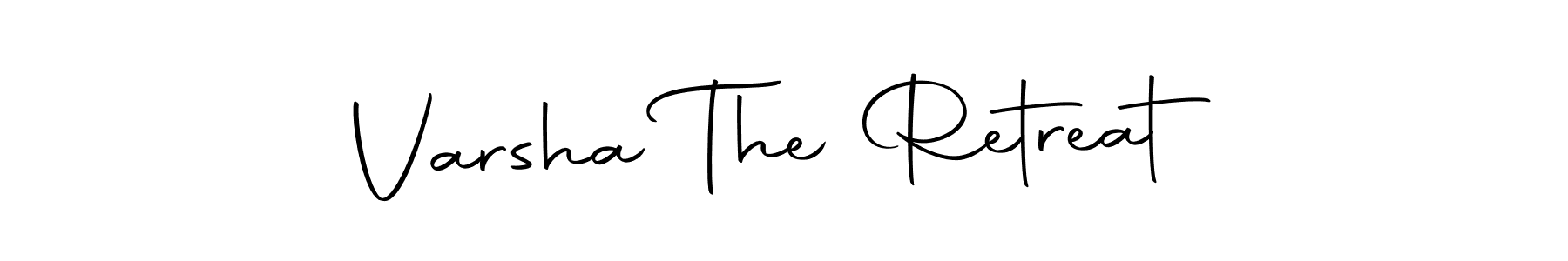 Here are the top 10 professional signature styles for the name Varsha The Retreat. These are the best autograph styles you can use for your name. Varsha The Retreat signature style 10 images and pictures png
