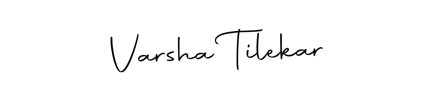 Autography-DOLnW is a professional signature style that is perfect for those who want to add a touch of class to their signature. It is also a great choice for those who want to make their signature more unique. Get Varsha Tilekar name to fancy signature for free. Varsha Tilekar signature style 10 images and pictures png