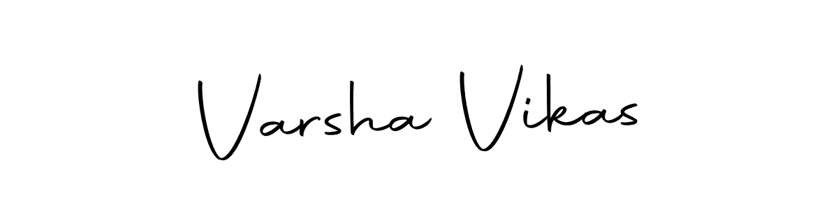 Make a short Varsha Vikas signature style. Manage your documents anywhere anytime using Autography-DOLnW. Create and add eSignatures, submit forms, share and send files easily. Varsha Vikas signature style 10 images and pictures png