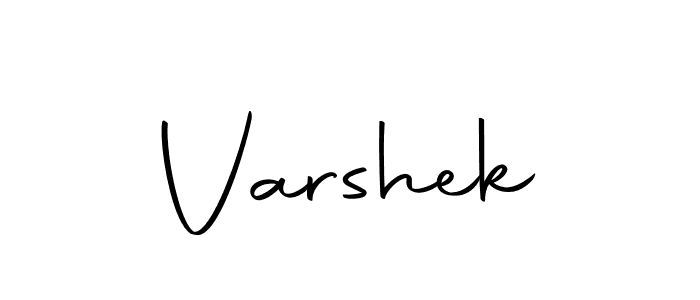 Similarly Autography-DOLnW is the best handwritten signature design. Signature creator online .You can use it as an online autograph creator for name Varshek. Varshek signature style 10 images and pictures png
