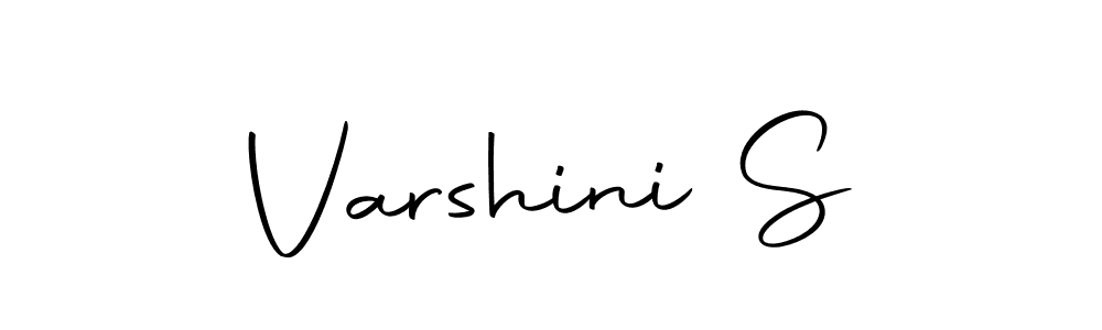 Create a beautiful signature design for name Varshini S. With this signature (Autography-DOLnW) fonts, you can make a handwritten signature for free. Varshini S signature style 10 images and pictures png