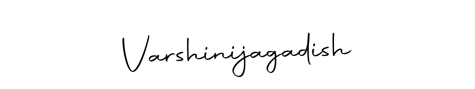 Make a beautiful signature design for name Varshinijagadish. With this signature (Autography-DOLnW) style, you can create a handwritten signature for free. Varshinijagadish signature style 10 images and pictures png