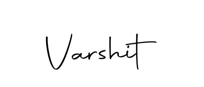 Use a signature maker to create a handwritten signature online. With this signature software, you can design (Autography-DOLnW) your own signature for name Varshit. Varshit signature style 10 images and pictures png