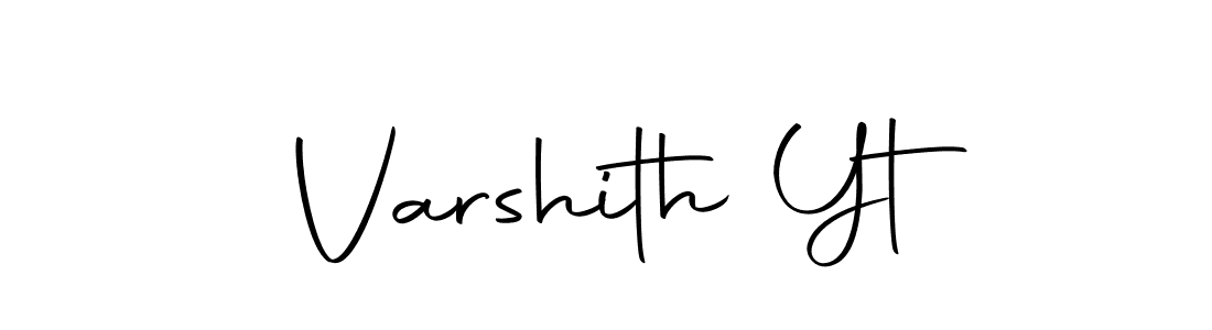 Make a beautiful signature design for name Varshith Yt. With this signature (Autography-DOLnW) style, you can create a handwritten signature for free. Varshith Yt signature style 10 images and pictures png