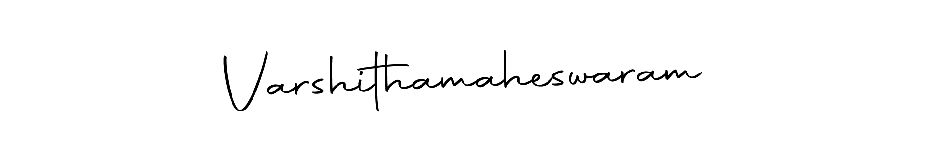 The best way (Autography-DOLnW) to make a short signature is to pick only two or three words in your name. The name Varshithamaheswaram include a total of six letters. For converting this name. Varshithamaheswaram signature style 10 images and pictures png