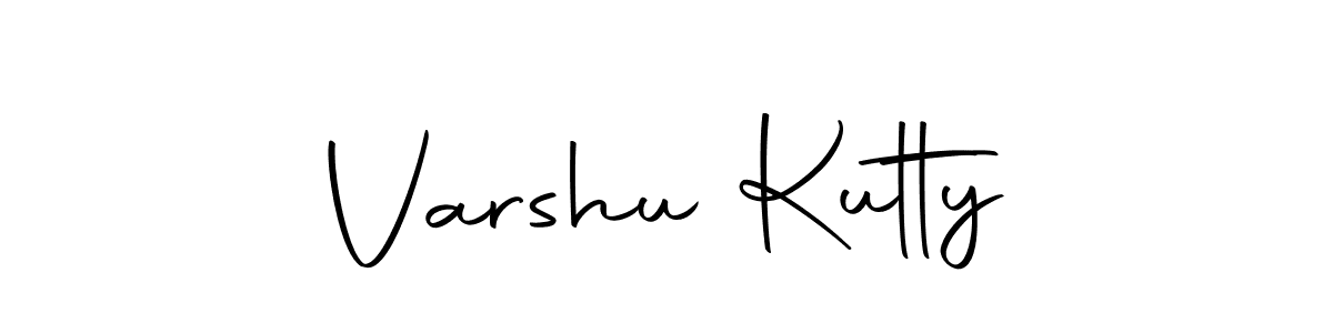 The best way (Autography-DOLnW) to make a short signature is to pick only two or three words in your name. The name Varshu Kutty include a total of six letters. For converting this name. Varshu Kutty signature style 10 images and pictures png