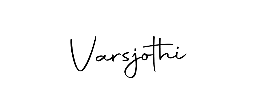 Create a beautiful signature design for name Varsjothi. With this signature (Autography-DOLnW) fonts, you can make a handwritten signature for free. Varsjothi signature style 10 images and pictures png