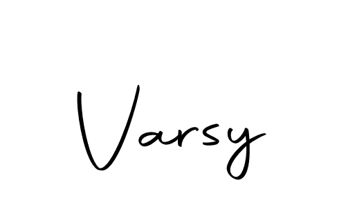 Make a beautiful signature design for name Varsy. With this signature (Autography-DOLnW) style, you can create a handwritten signature for free. Varsy signature style 10 images and pictures png